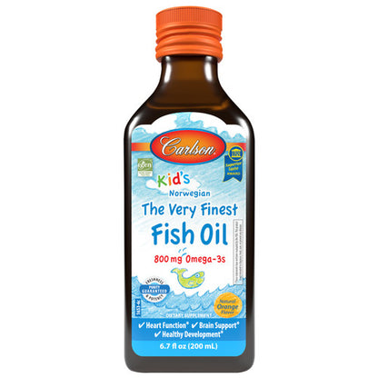 Carlson Kid’s Norwegian The Very Finest Fish Oil 800mg Omega-3s 200ml