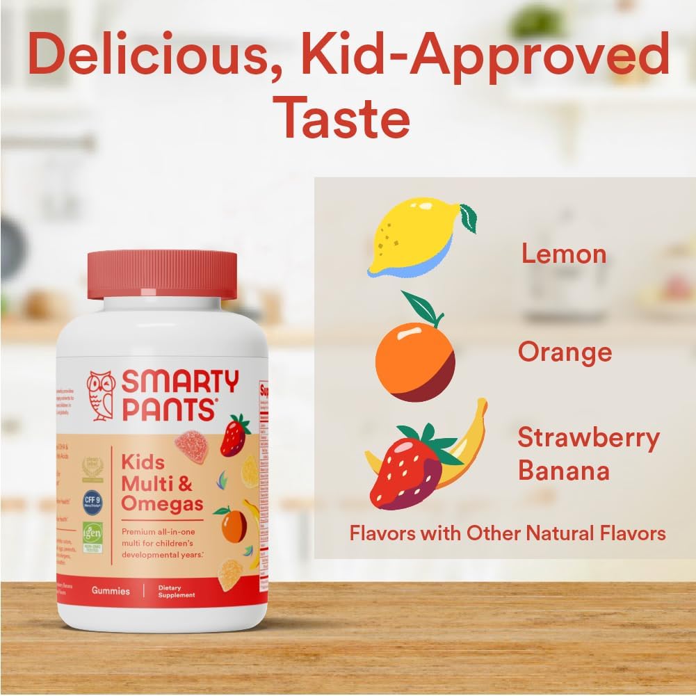 SmartyPants Kids Multi & Omegas 120 Gummies