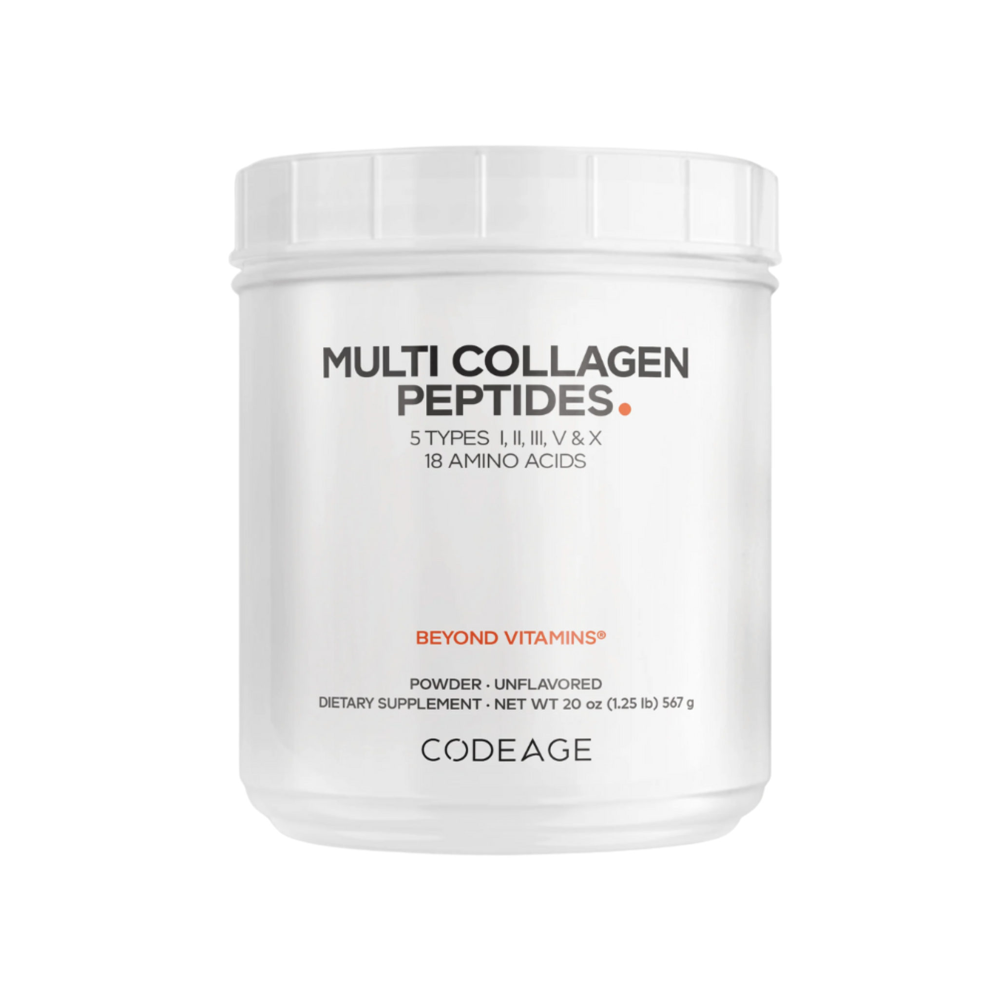 Codeage Hydrolyzed Multi Collagen Peptides 567g