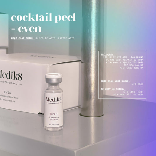 Peel da trắng sáng Medik8 Cocktail Peel - Even