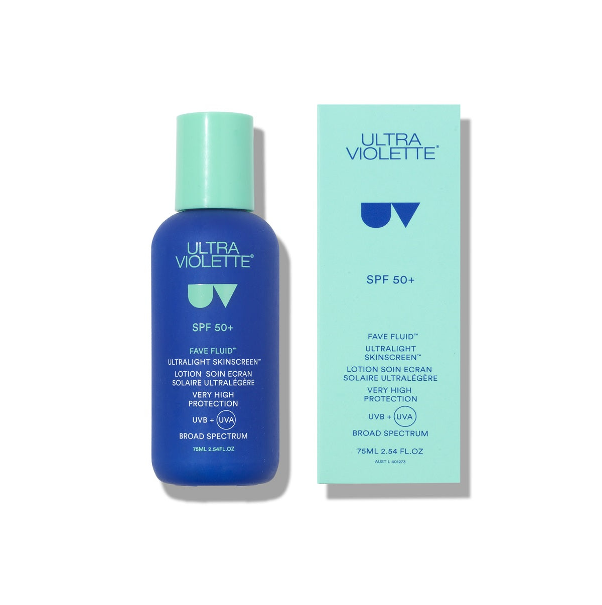 Ultra Violette Fave Fluid SPF50+ Ultralight Skinscreen  75ml