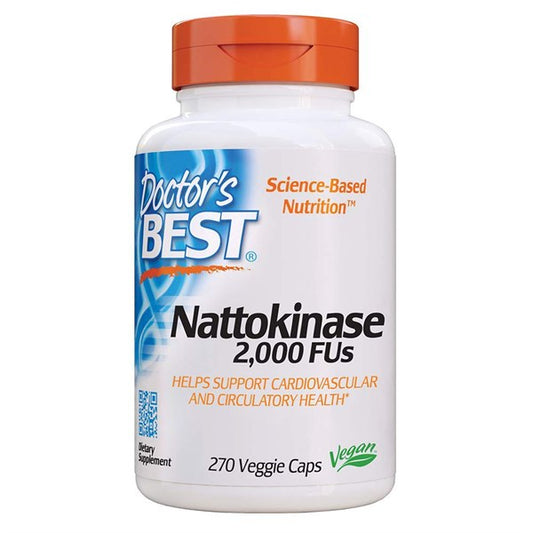 Doctor’s Best Nattokinase 2000FUs 270 Veggie Caps