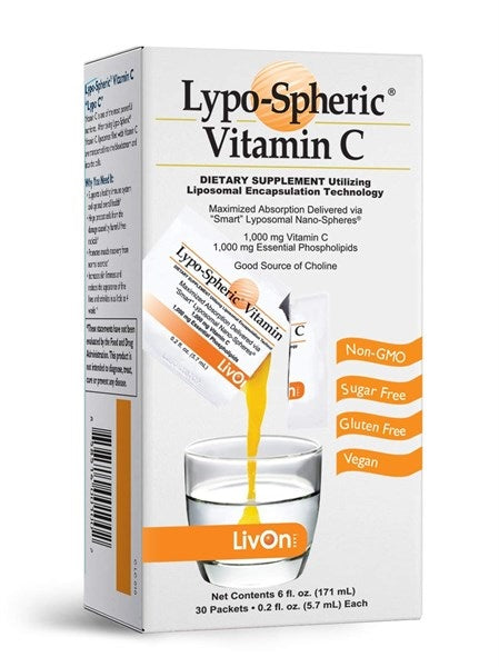 LivOn Lypo-Spheric Vitamin C 1000mg 30 Packets