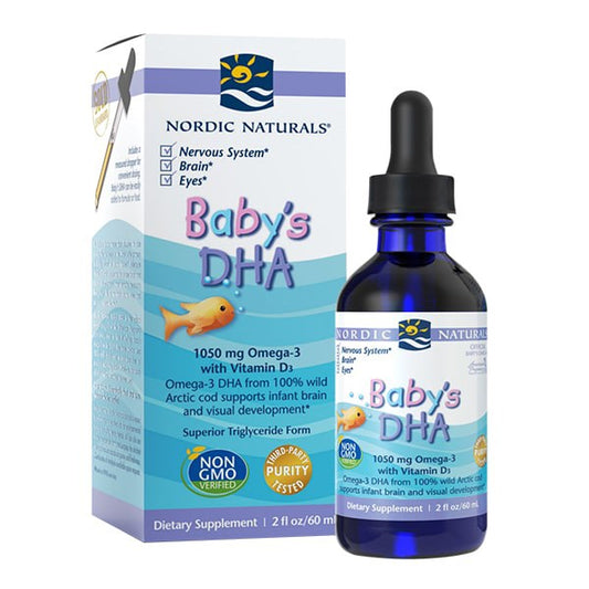 Nordic Naturals Baby’s DHA 1050mg Omega-3 with Vitamin D3 60ml